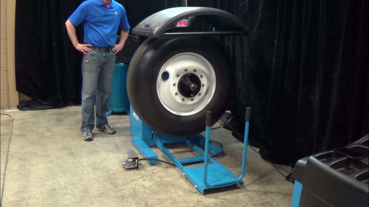 How to Calibrate an Atlas® WBT210 Truck Tire Balancer (With a 22.5