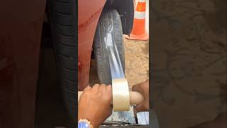 This boy would have punctured the owner's tire 🤯#shorts