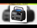 CTOLITY AP400 345WH 500W Portable Power Station Camping Solar Generator 108000mAh LiFePo4 Battery