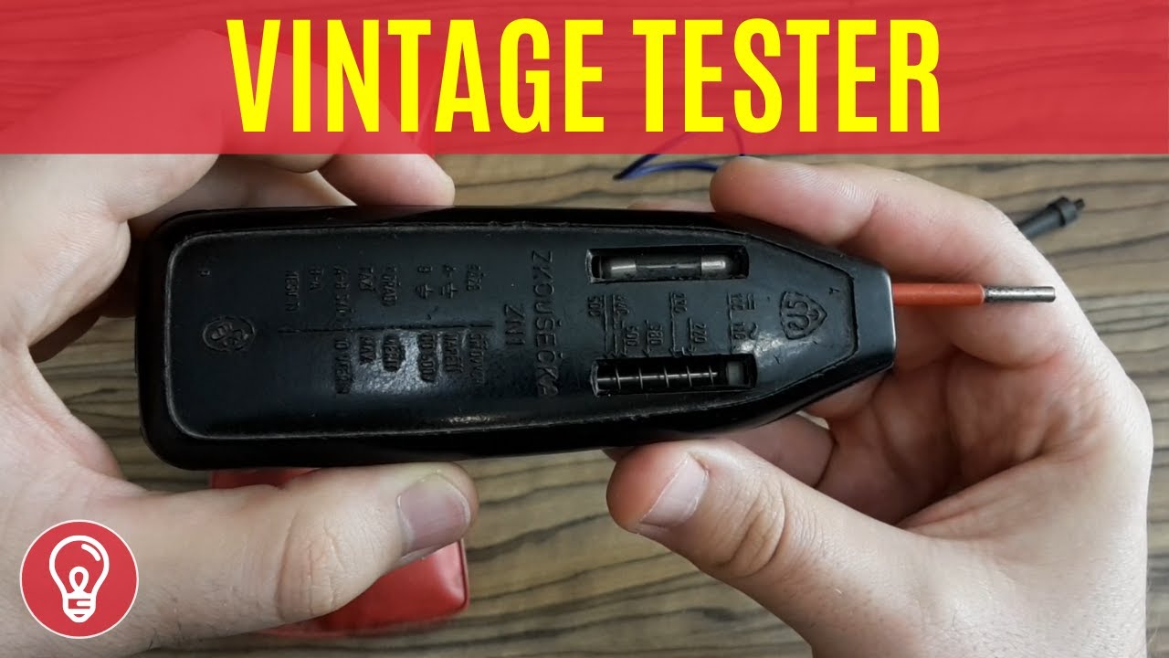 A Vintage Voltage Tester from Czechoslovakia (Vadaska) YouTube