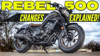 New 2023 Honda Rebel 500 CHANGES Explained!