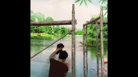 THI CÔNG TRANH 3D SƠN THỦY HỮU TÌNH LỚN NHẤT HẢI PHÒNG | TRANH 3D DÁN TƯỜNG HẢI PHÒNG | 0962.162.993