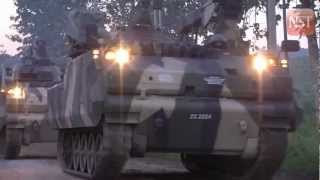 New armoured combat vehicles arrive at Cenderawasih town in Felda Sahabat