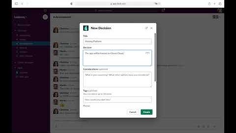 Loqbooq — Decision Log App for Slack (ADR)