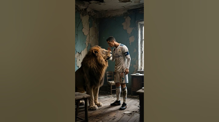 After Messi Sent Dogs After Him, Ronaldo Tamed a Lion to Avenge His Honor #ronaldo  #messi #football