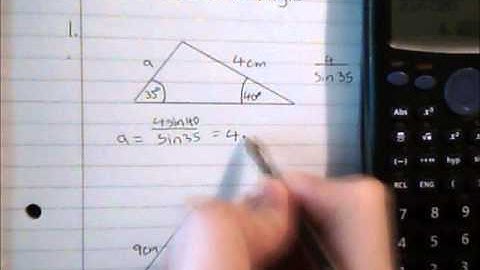 Sine Rule for Lengths