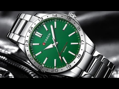 CURREN-8452 Green Dial Watch Unboxing।।