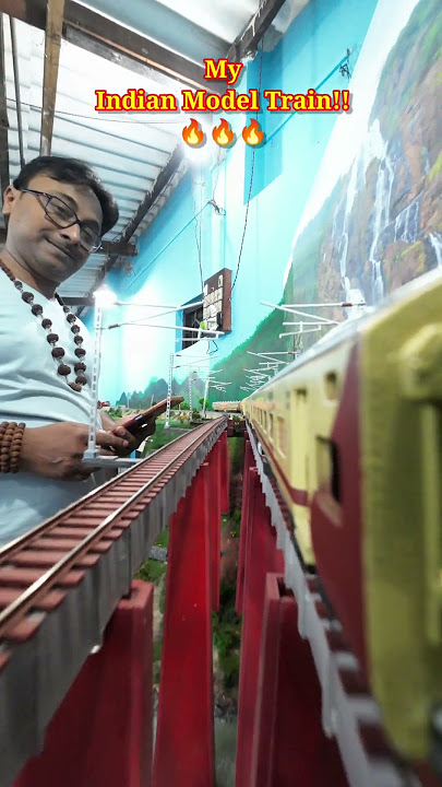 Indian Railways WAP-7 Model & ICF Coach Model | train video #shorts #indianrailways #trainvideo