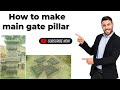 How to make cement gola galta // Making cement gola galta for main gate.......