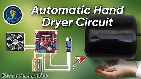 DIY-How to make Automatic Hand Dryer | Using IR sensor and L298n Homemade Electronic Projects