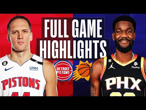 Phoenix Suns vs Detroit Pistons Full Game Highlights | Nov 25 | NBA Season 2022-23