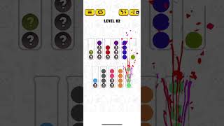 Ball sort puzzle. Level 62.