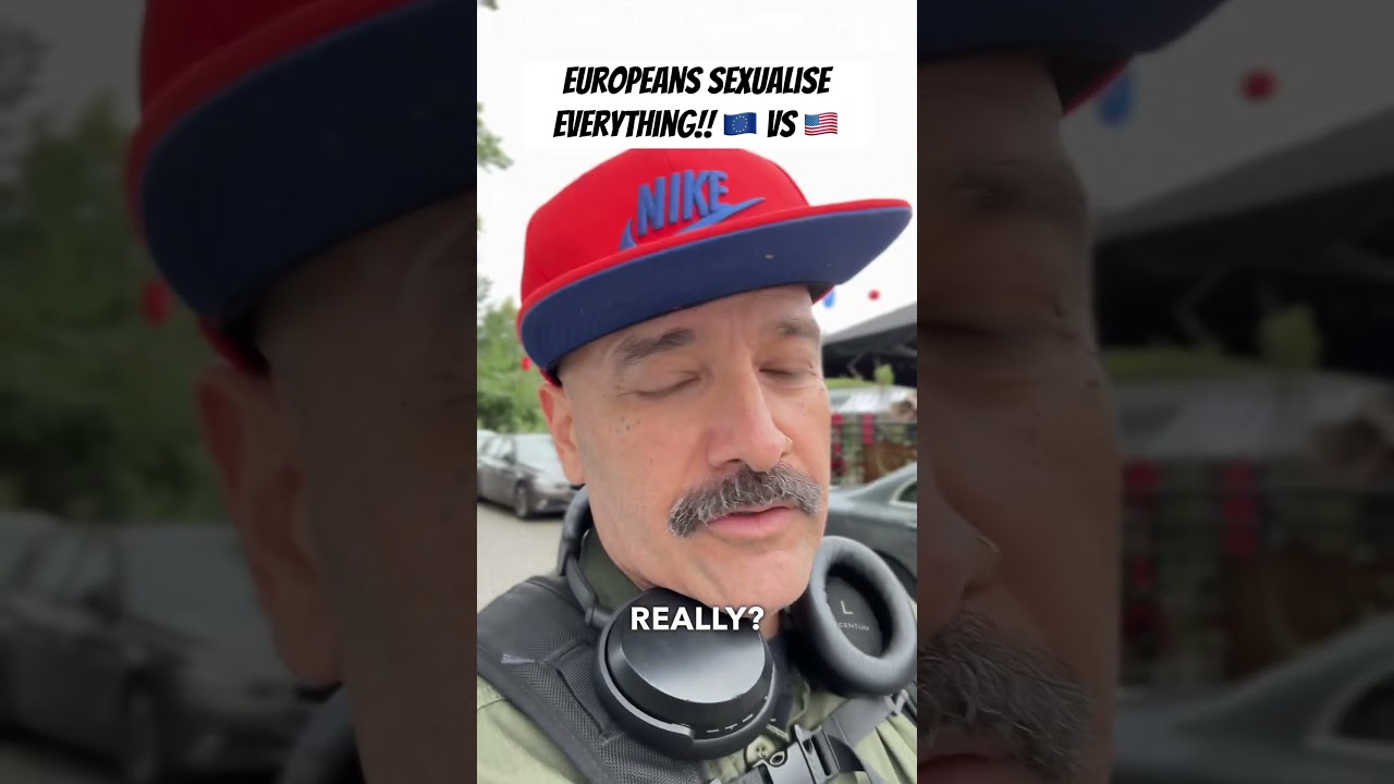 Europeans sexualise everything! #funnyshorts #berlincomedy #comedyshorts #funnyvideos #ytshorts