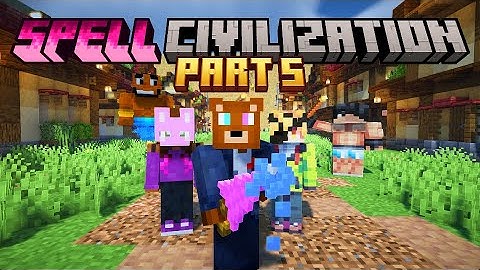 Minecraft But We Capture The Flag In SPELL CIVILIZATION! 🪄