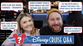 Disney Cruise Line Q&A 2024 // Answering all YOUR Disney Cruise Questions!