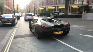 Green Lamborghini Revuelto Puts In An Appearance In London’s Most Affluent Neighbourhood #revuelto