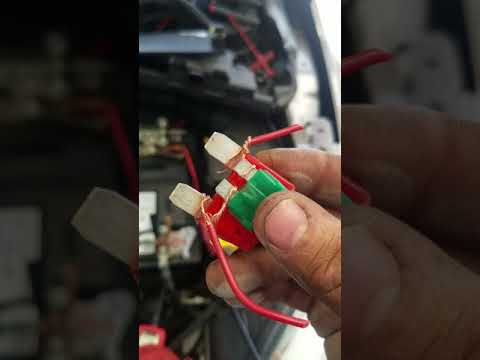 P0481 Fiat 500x, cooling fan control circuit, maxi fuse hack