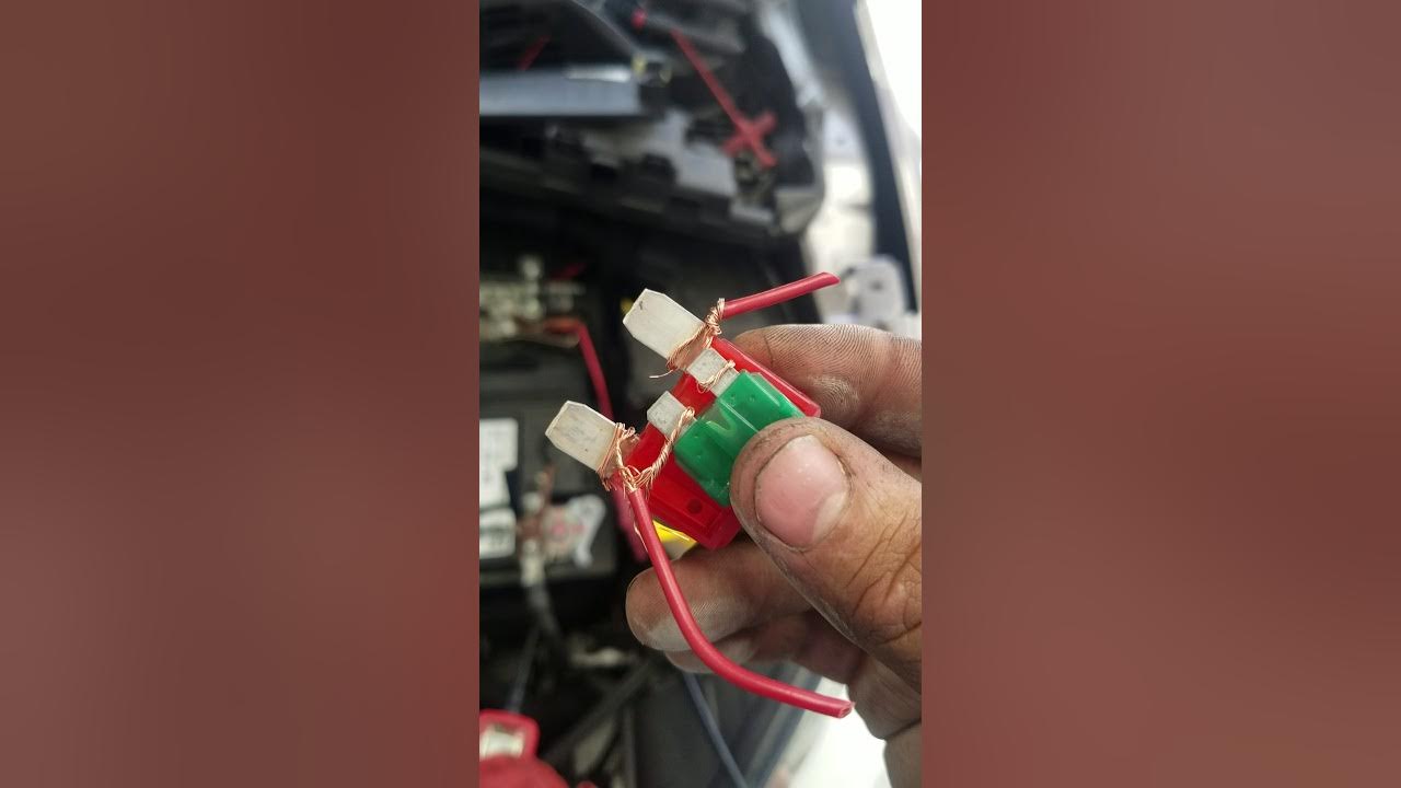 P0481 Fiat 500x, cooling fan control circuit, maxi fuse hack - YouTube
