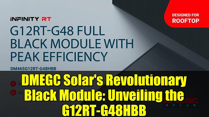 DMEGC Solar's Revolutionary Black Module: Unveiling the G12RT-G48HBB