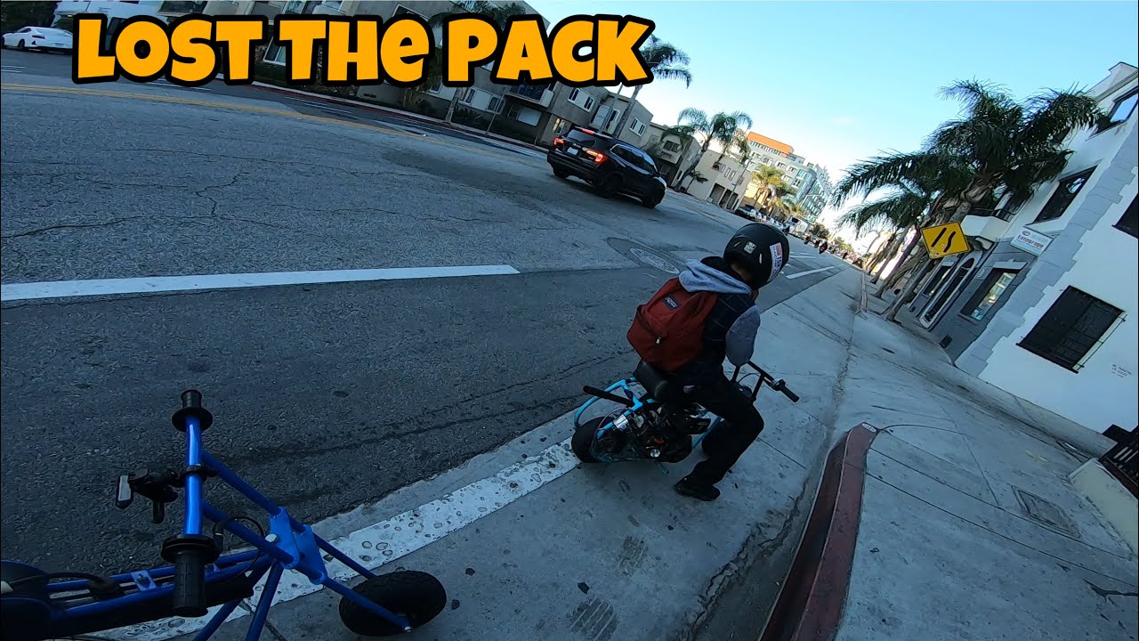 We Got Lost From The Mini Bike Pack Deep In Long Beach!
