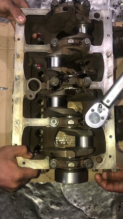 #engine #tools#Torque 40-47 ft-lb main bearing Toyota 4 cylinder