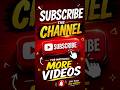 Subscribe Now For More Amazing Videos 🔔Don’t Forget To Subscribe The Channel ❤️Watch More Videos