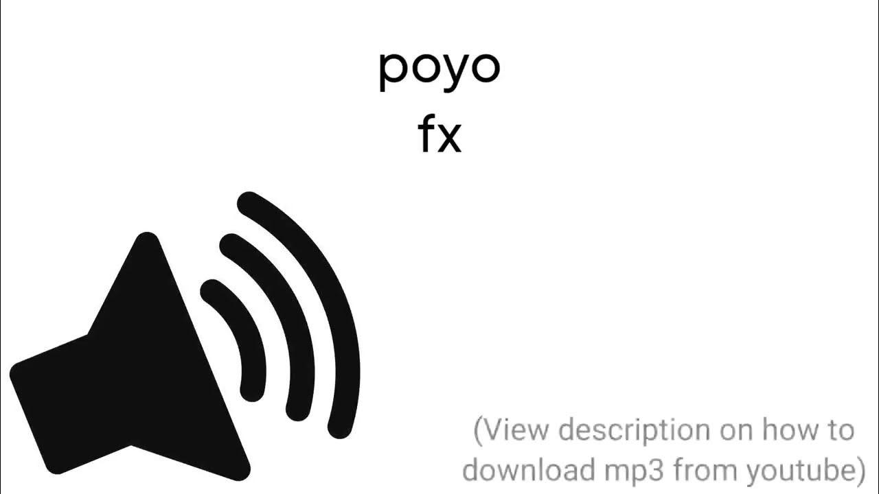 HD Poyo Sound Effect YouTube