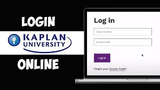Kaplan University Login 2024 | Kaplan University Student Online Account Sign In