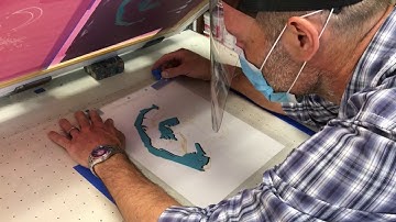 Screen Print Registration method Part 2