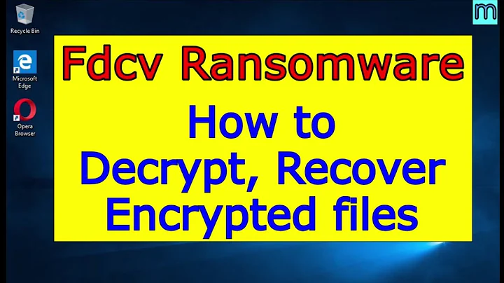 Fdcv virus (ransomware). How to decrypt .Fdcv files. Fdcv File Recovery Guide.