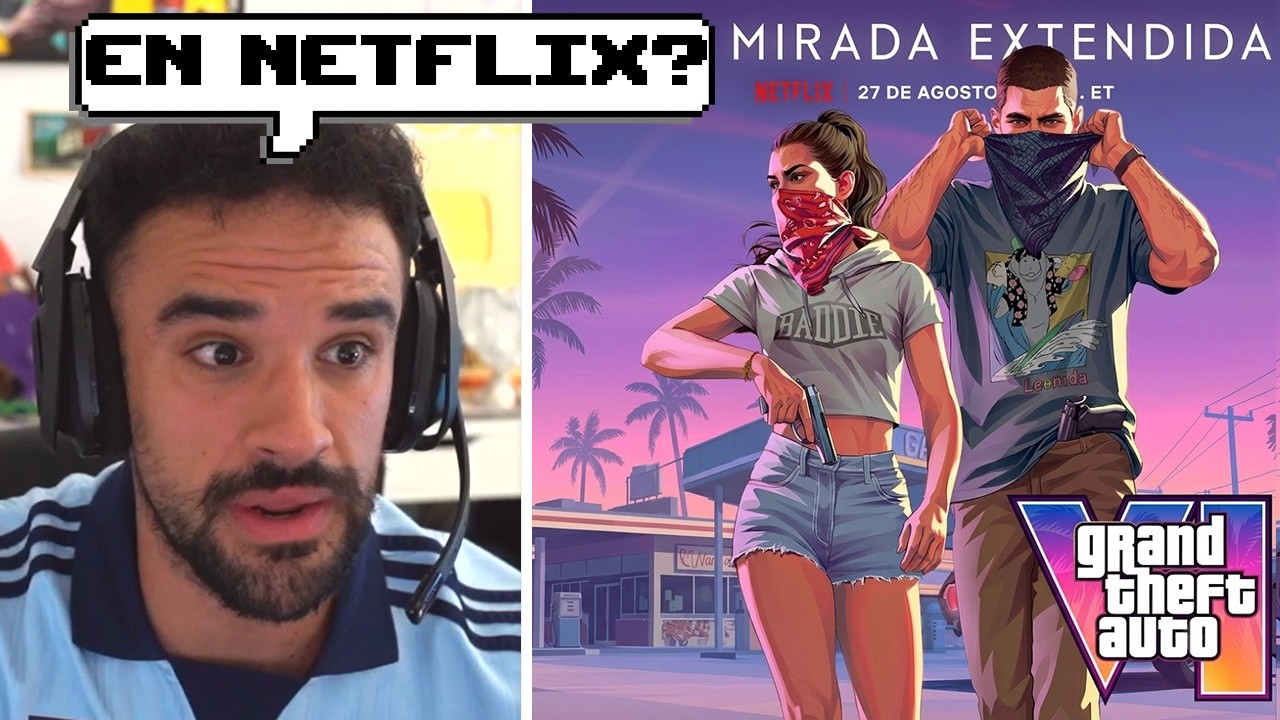IlloJuan Reacciona al Anuncio del TRÁILER 3 de GTA 6 con Gameplay en NETFLIX