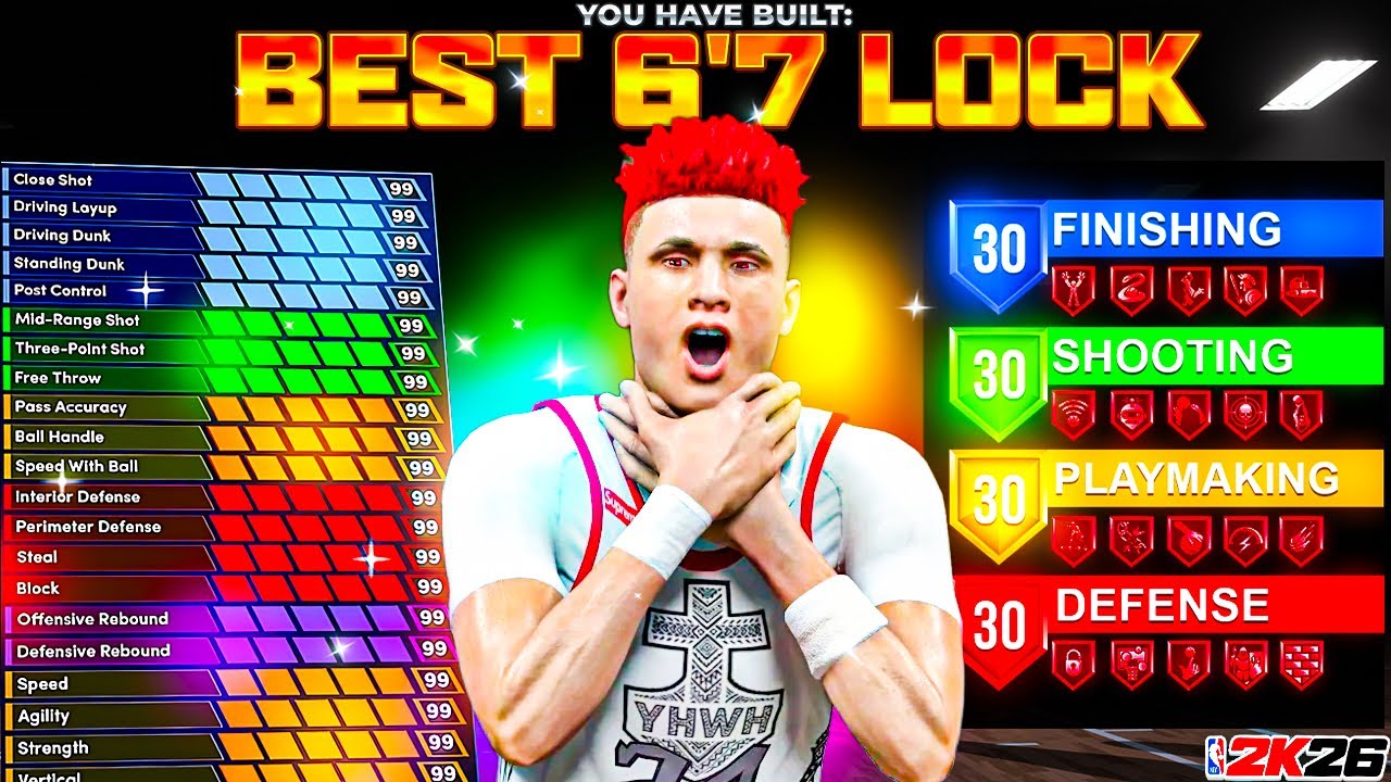 *NEW* BEST 6'7 LOCKDOWN BUILD ON NBA 2K26! - YouTube