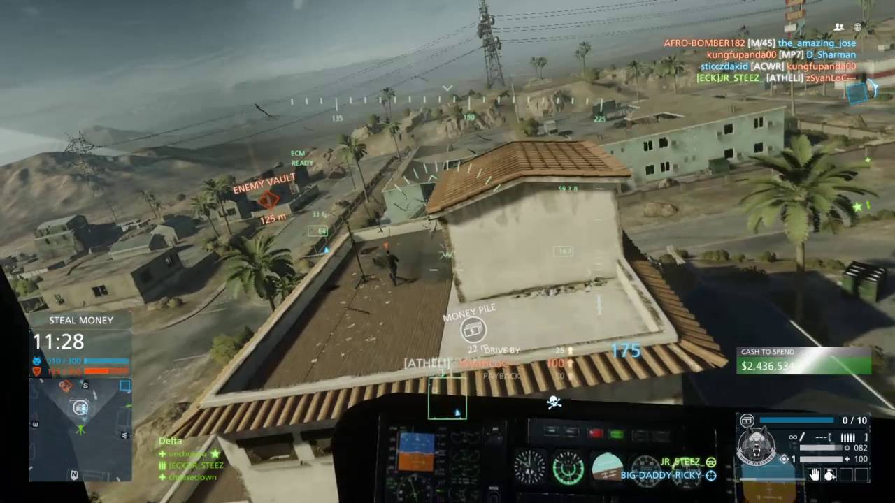 Battlefield hardline chopper - YouTube