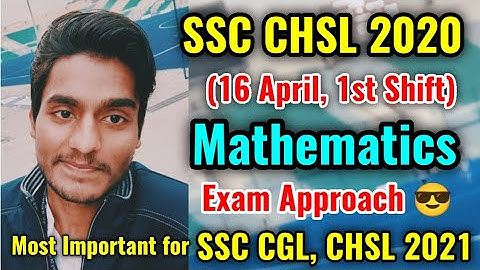 SSC CHSL 2020 Tier-1 (16 April, 1st Shift) Solved Paper by Rohit Tripathi | M.Imp for CGL,CHSL 2021