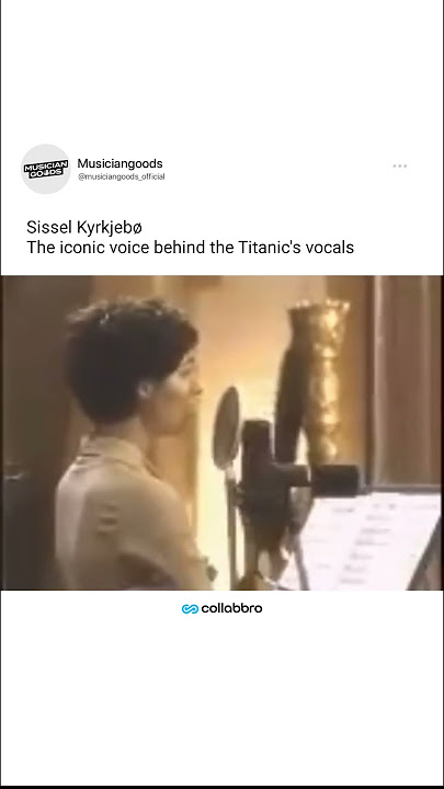 The haunting voice in #Titanic wasn’t #celinedion, it was Sissel. Yet no one knows her name. 😢