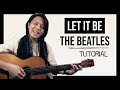 Let it be the beatles  fingerstyle guitar arrangement tutorial