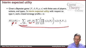 Game Theory 6 04  Analyzing Bayesian Games
