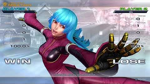 Kof XIV= Kula Diamond vs Clark "real fighters audio"