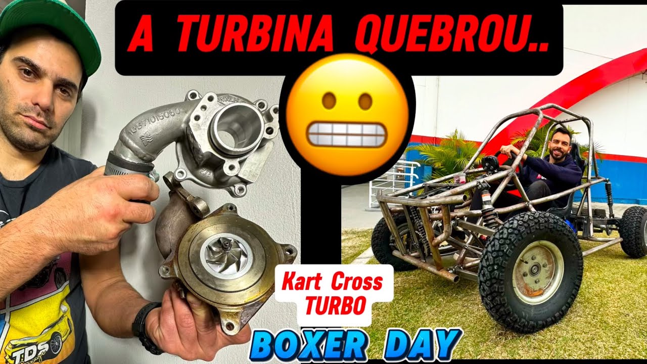 Quebrou a TURBINA do KART CROSS 😭😞 vai ser Dificil Terminar a Tempo para  o BOXER DAY 2025