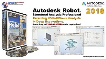 Robot Structural 2018 Tutorial | Foundations & Deep Excavations