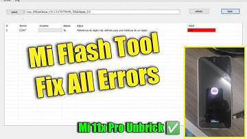 Mi 11x Pro Hardbrick No Fastboot No Recovery | Mi Flash Tool Give Errors by EDL Flash