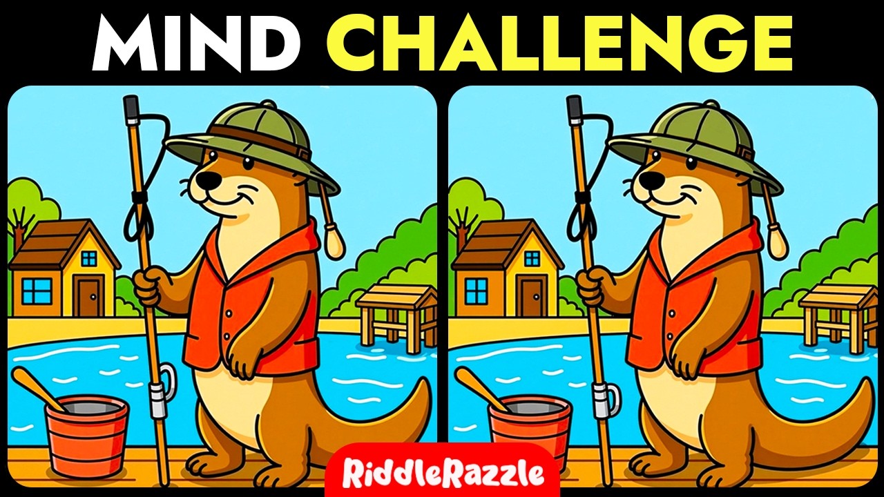 Train Your Brain / Spot 3 Difference / 5 Puzzles to Test Your Eyes!