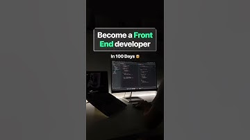 how to become a front-end developer in 100 days