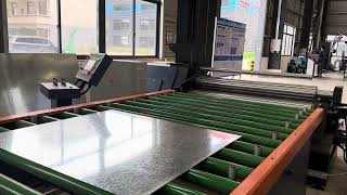HOGI Automatic feeding and leveling of metal coils,Laser cutting CNC rolling bending forming line