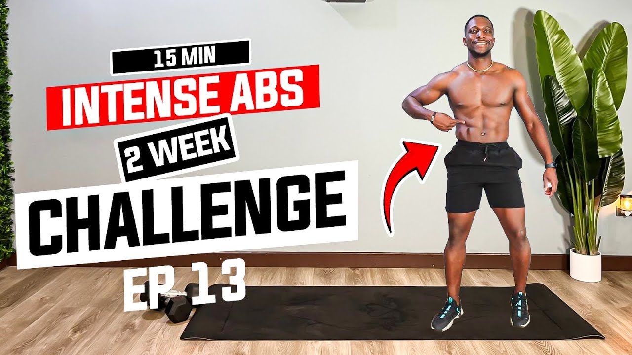 15 MIN INTENSE Abs & Core Workout // at Home, Abs Challenge | Day 56 of ...