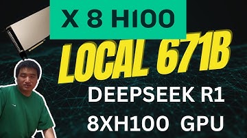 671b Local Deepseek R1 on 8 X H100 A Full Run-Through and Token Rate Analysis