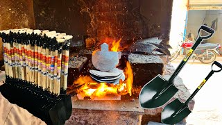 Production Process Of Shovels From Carbon Steel  How To Make Shovels In Small Factory logicskills