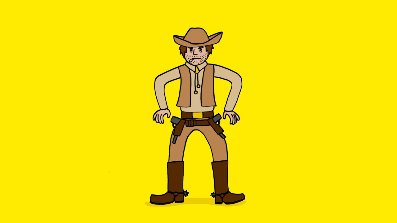 Apprendre A Dessiner Un Cowboy Youtube Apprendre A Dessiner Un Cowboy Youtube