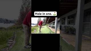 Hole in one. ⛳️ #ace #golf