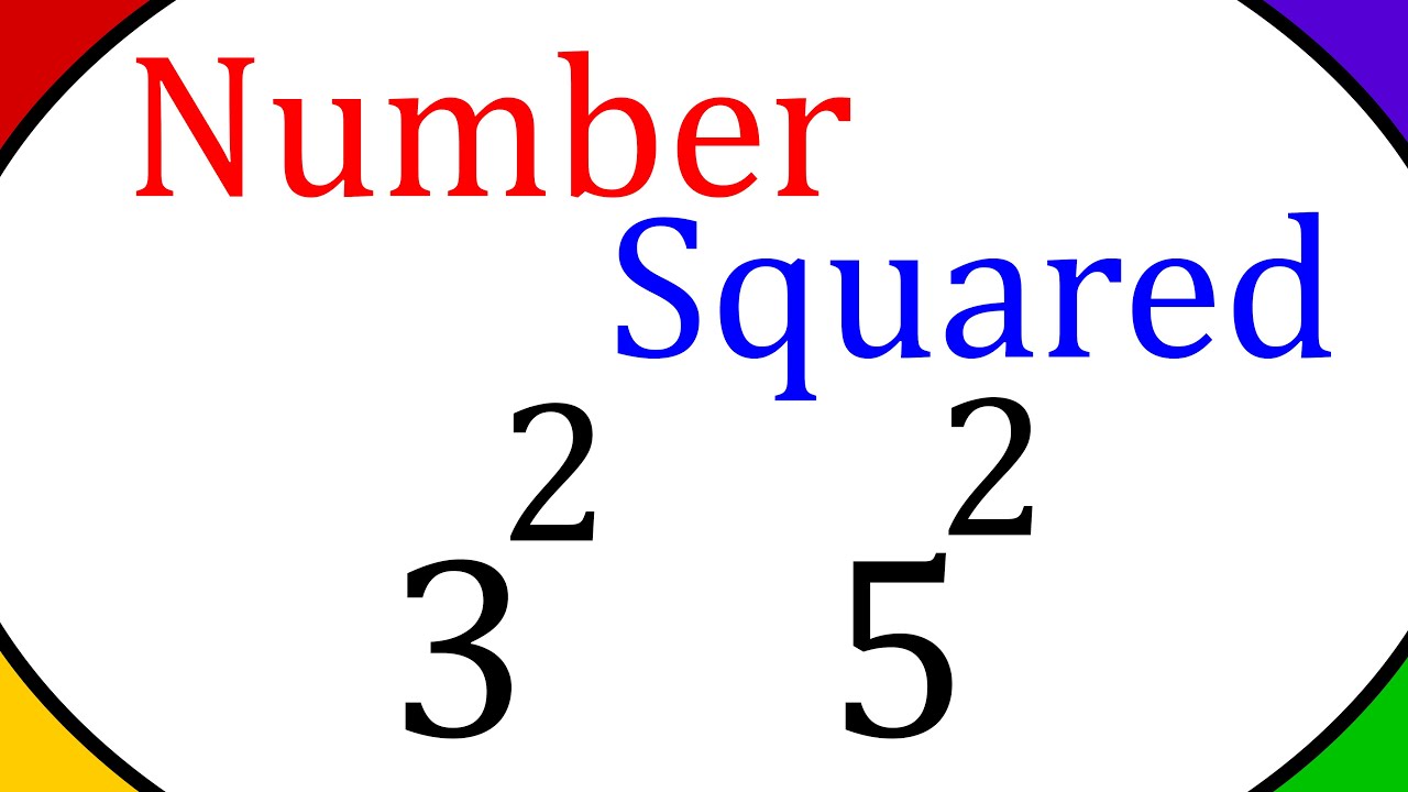 How To Square A Number - YouTube